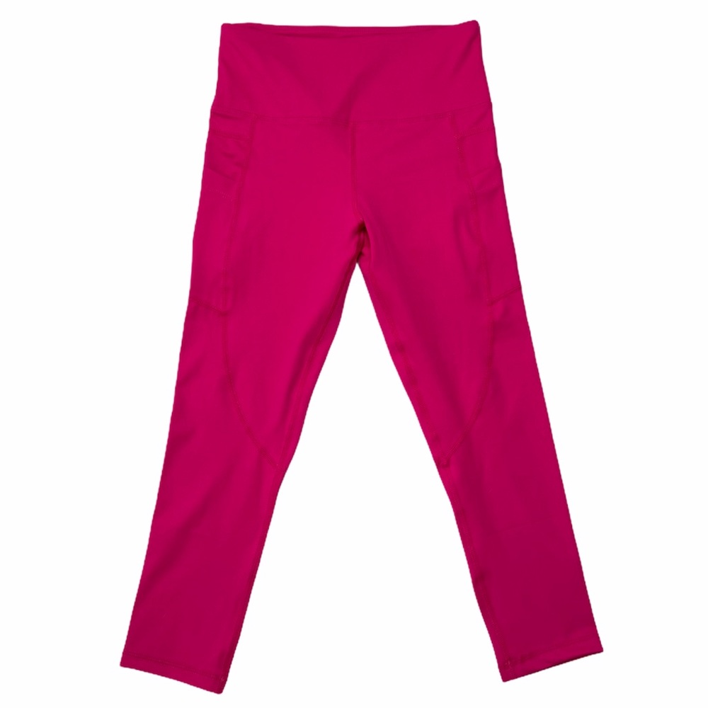 ZYIA | Pink High Waist Cropped Legging 2